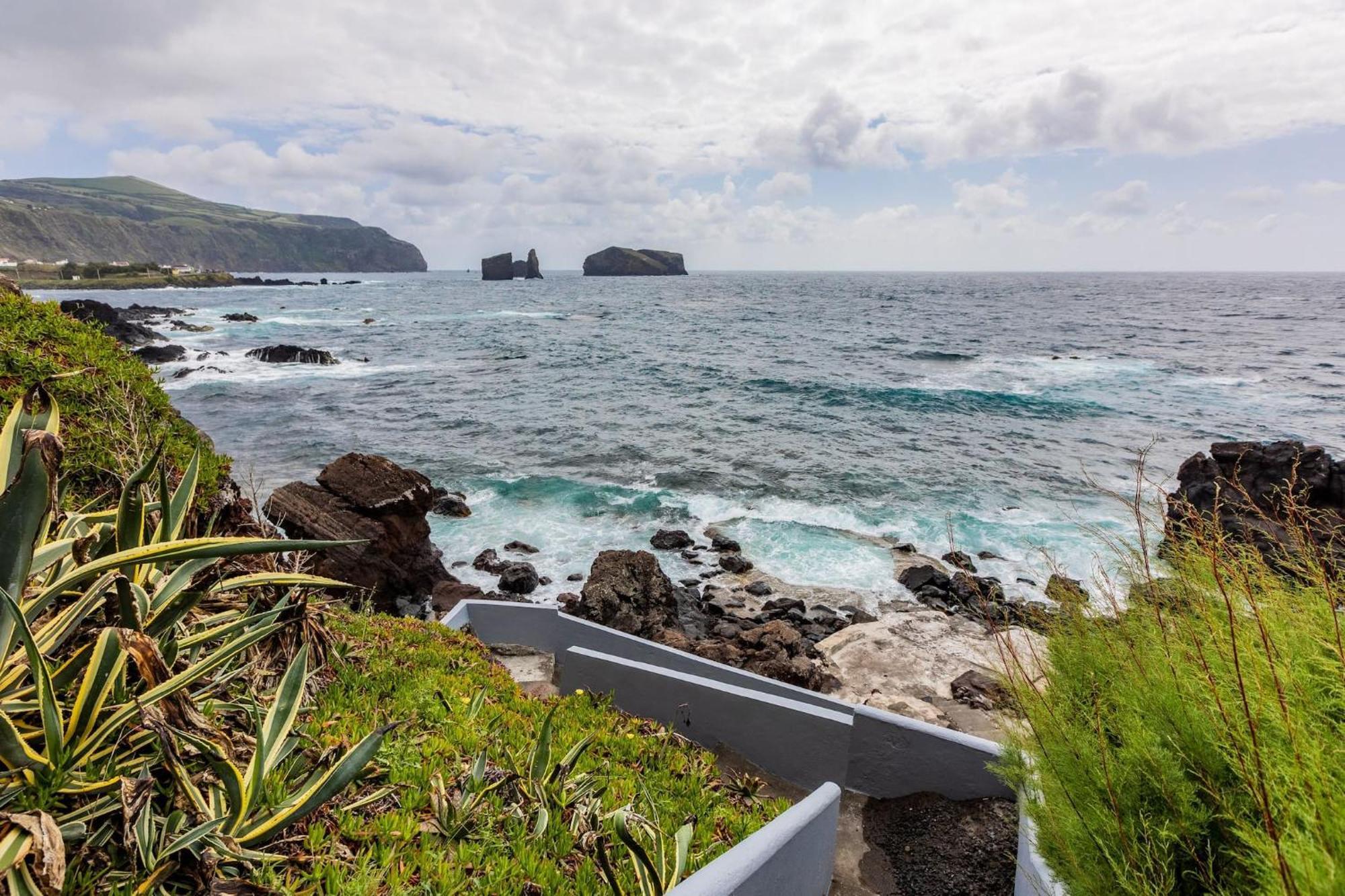 Mosteiros Natural Pool House Villa Eksteriør bilde